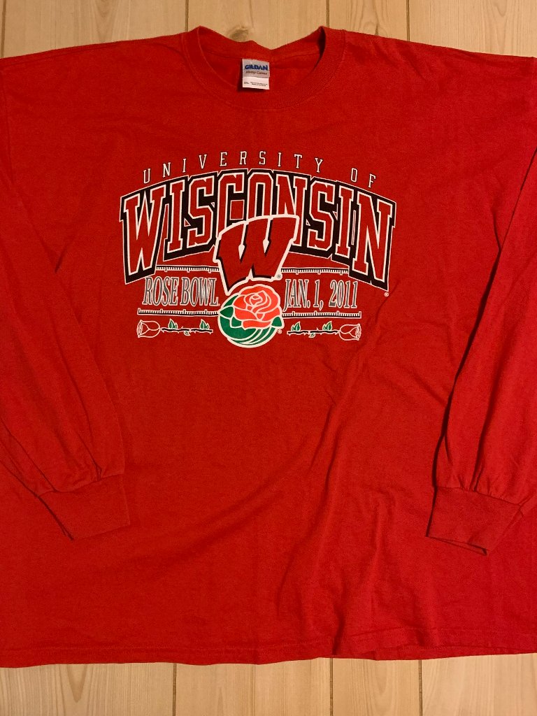 Wisconsin Badgers Ncaa Rose Bowl 2011 Football Sports Sportswear TShirt 2xl